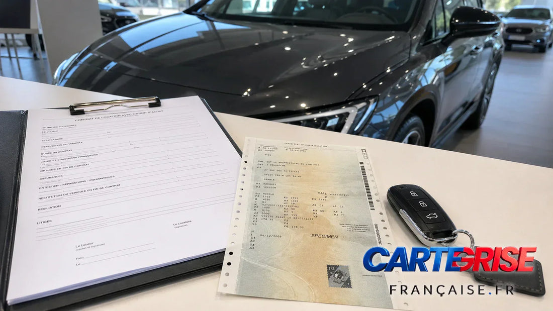 Carte grise et LOA 2026 - que faire en fin de contrat de leasing : rachat, restitution ou revente