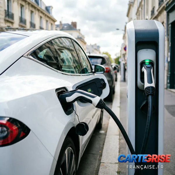 Carte grise véhicule électrique 2026 : coût, exonérations et aides