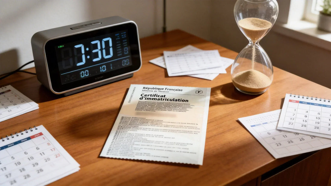 Combien de temps pour faire une carte grise ?