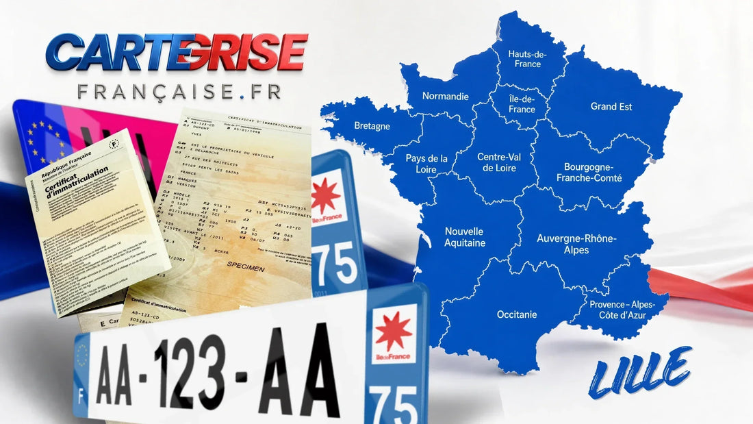Grand-Place de Lille — carte grise en ligne Nord 2026