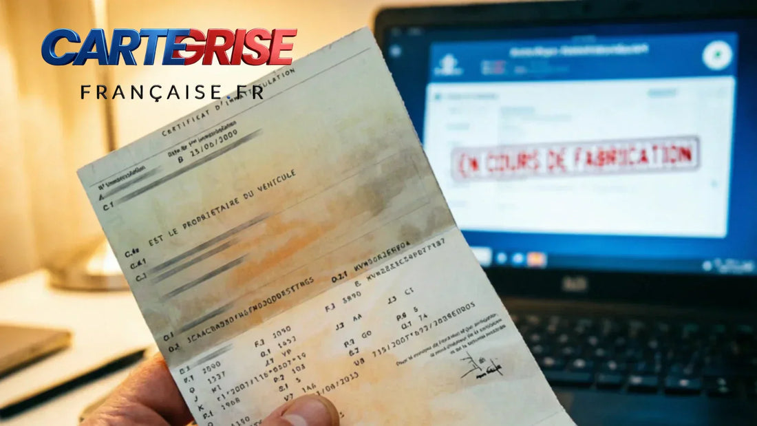 Carte grise bloquée à l'impression — panne Imprimerie nationale juillet 2026 CPI ANTS en cours de fabrication