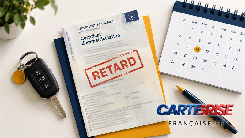 Carte grise en retard : comment préparer sa régularisation en 2026 ?