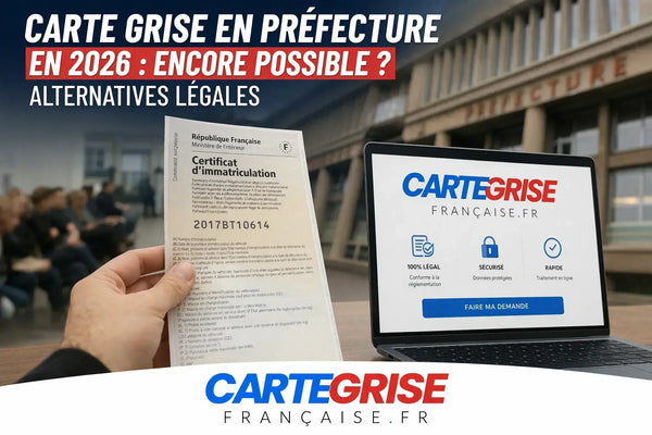 Vehicle registration at the prefecture in 2026: still possible? Legal alternatives