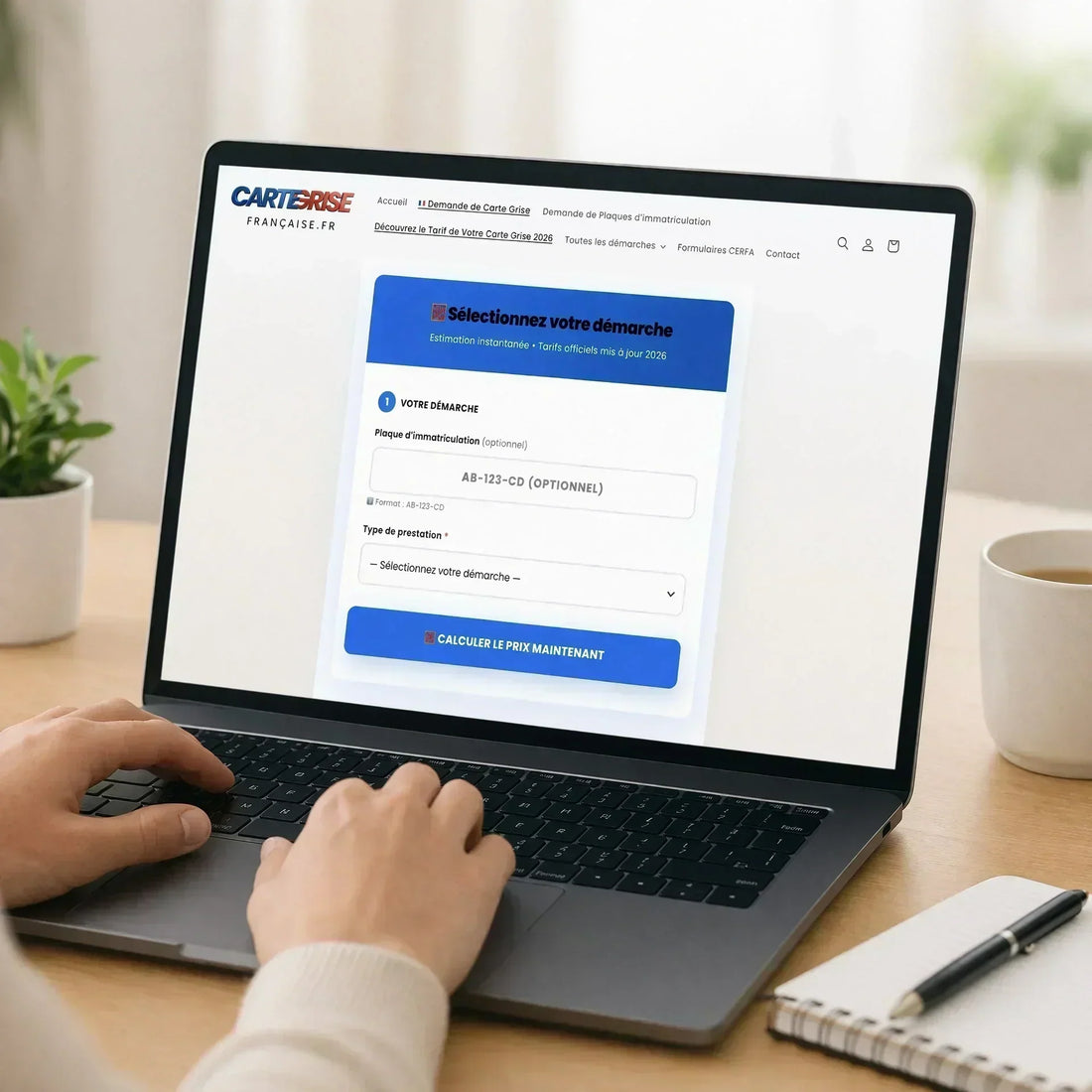 combien coute ma carte grise : calculez votre prix en ligne