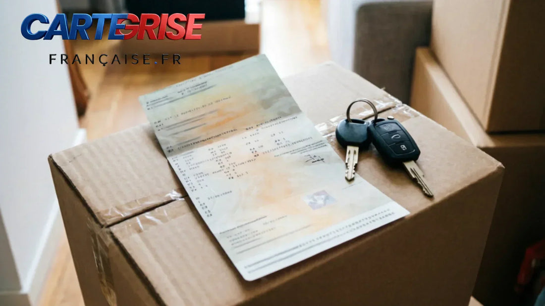 Cartons de déménagement et carte grise — changement d'adresse carte grise 2026 délai 30 jours France