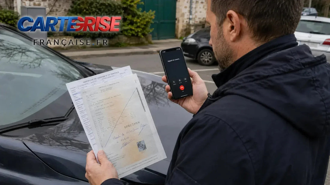 Vendeur professionnel fantôme voiture occasion 2026 - carte grise bloquée, pas de DA : solutions pour débloquer