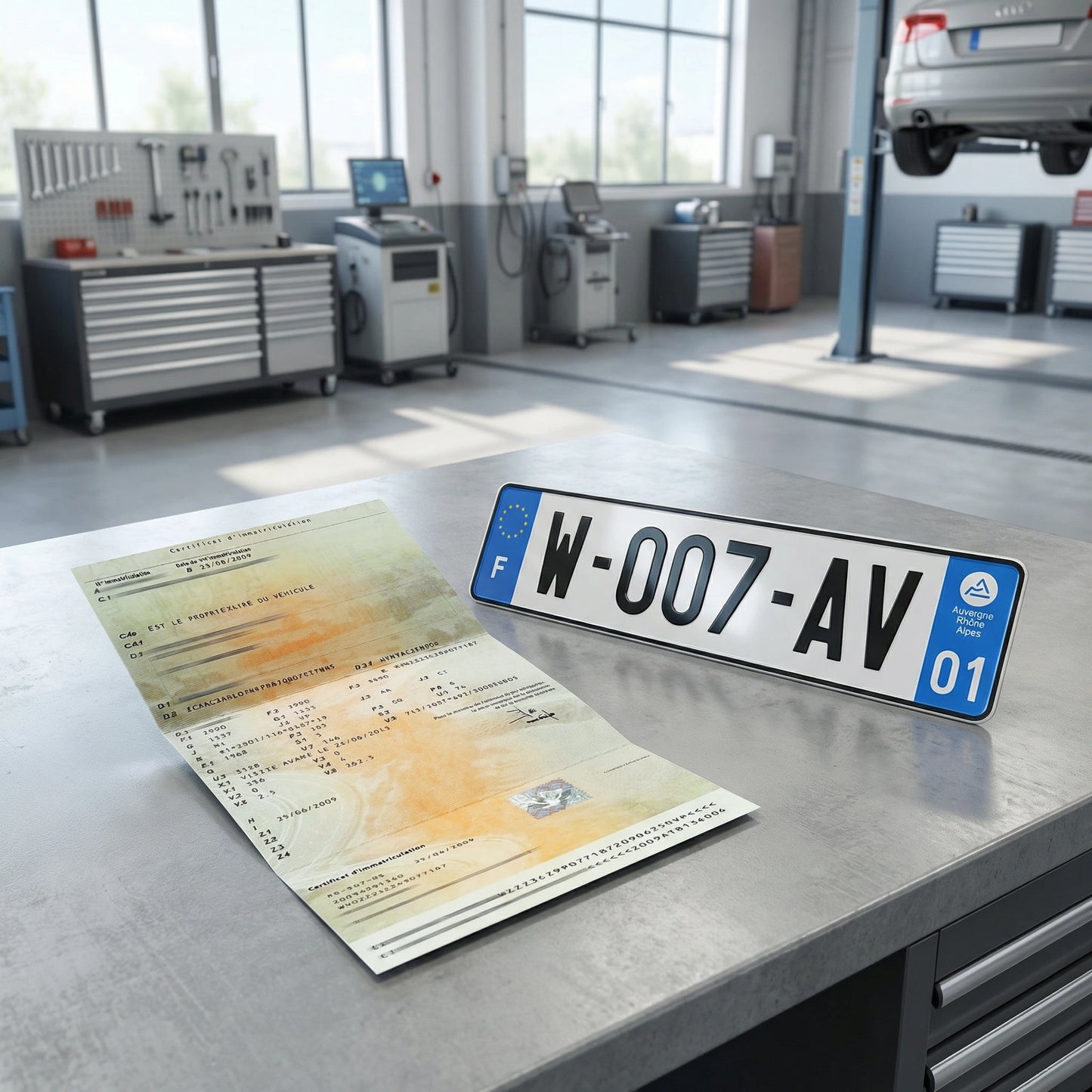 demande de w garage. Service rapide