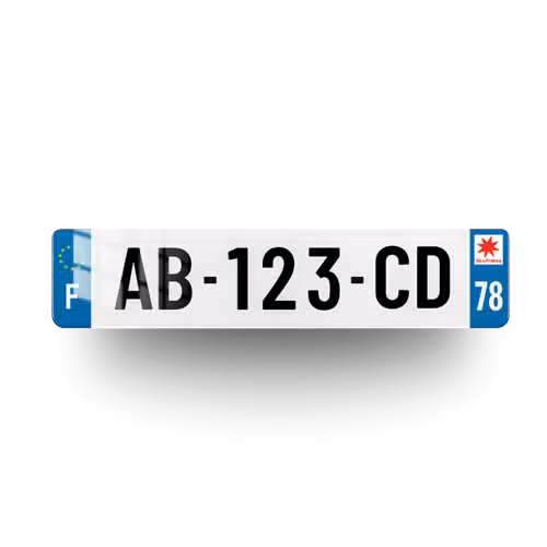 Plaques d'immatriculation