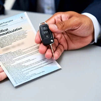 Succession Héritage. Carte grise